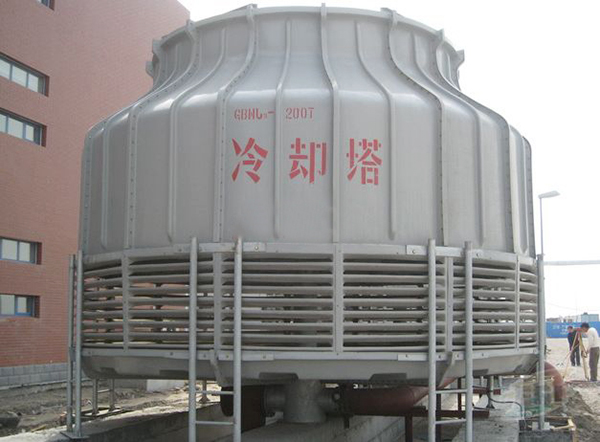 圓形冷卻塔清洗流程：殺菌滅藻、清洗、除泥除垢等